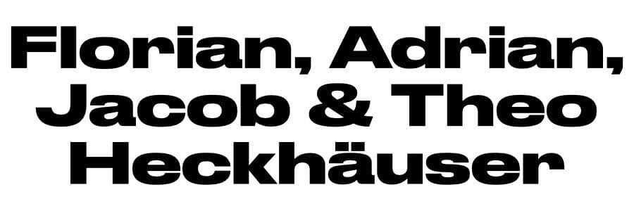 Florian, Adrian, Jacob & Theo Heckhäuser
