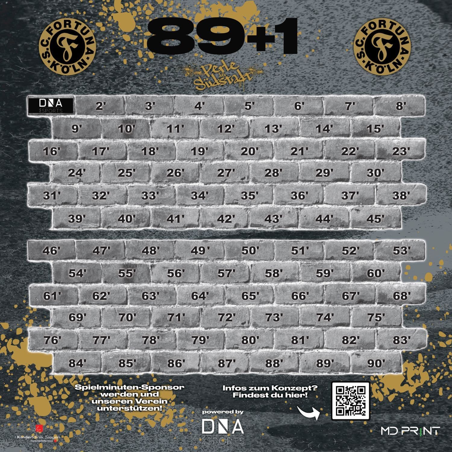 Sponsorenwand 89+1