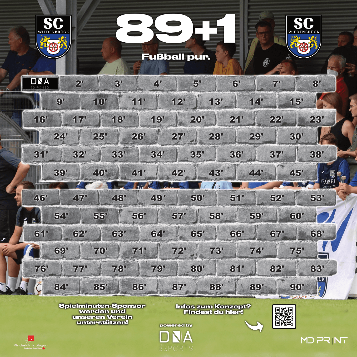 Sponsorenwand 89+1