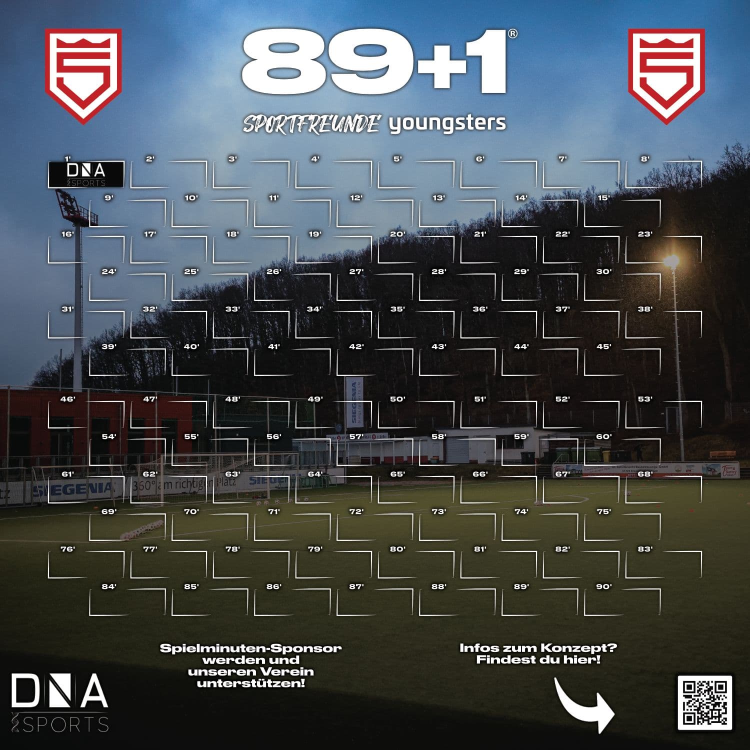 Sponsorenwand 89+1