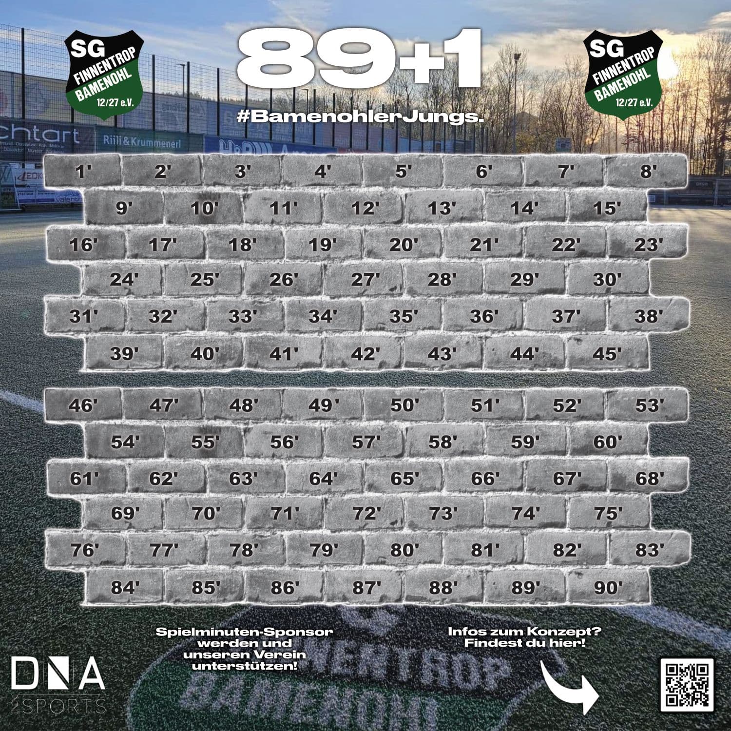 Sponsorenwand 89+1