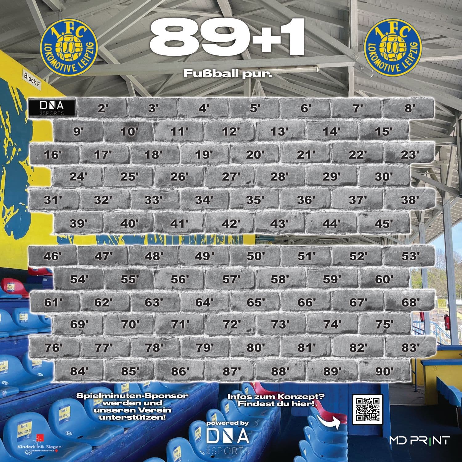 Sponsorenwand 89+1