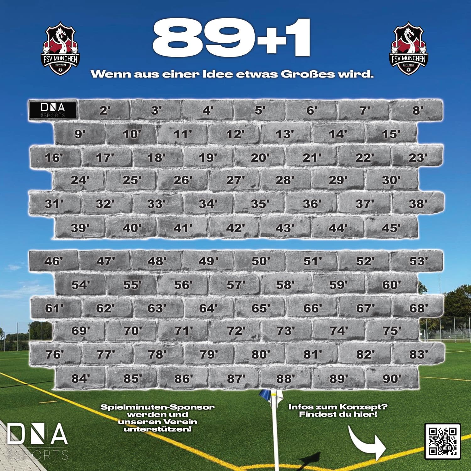 Sponsorenwand 89+1