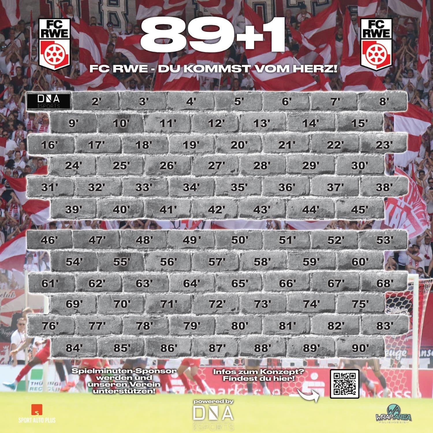 Sponsorenwand 89+1