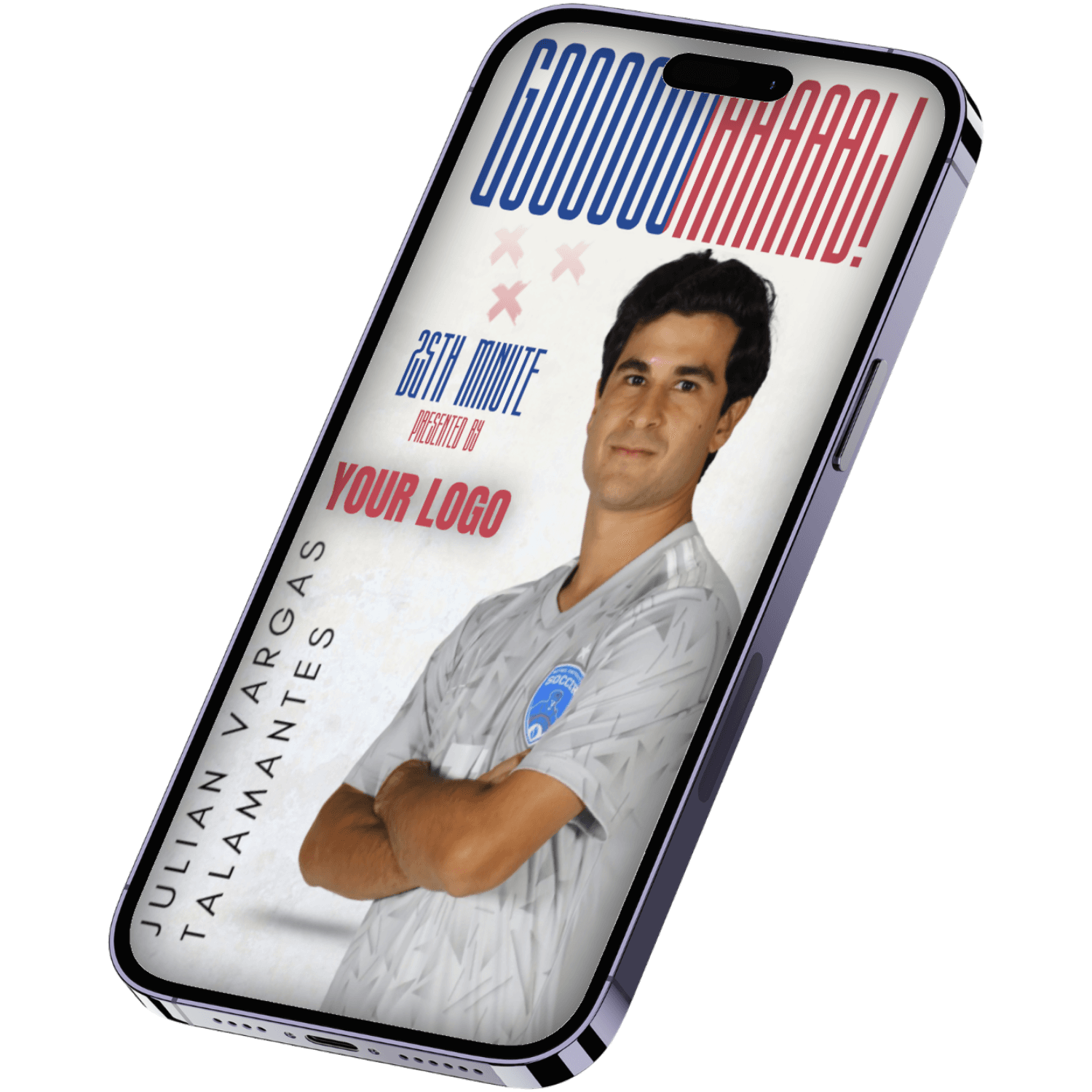 Social media goal presentation