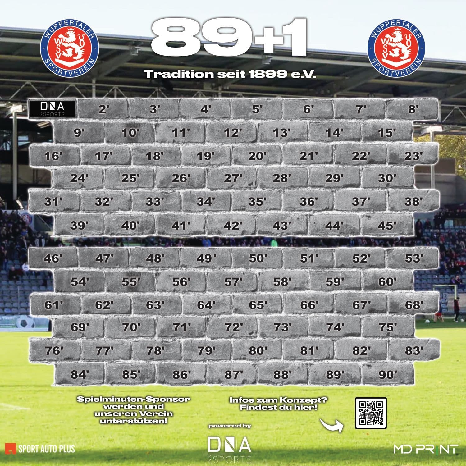 Sponsorenwand 89+1