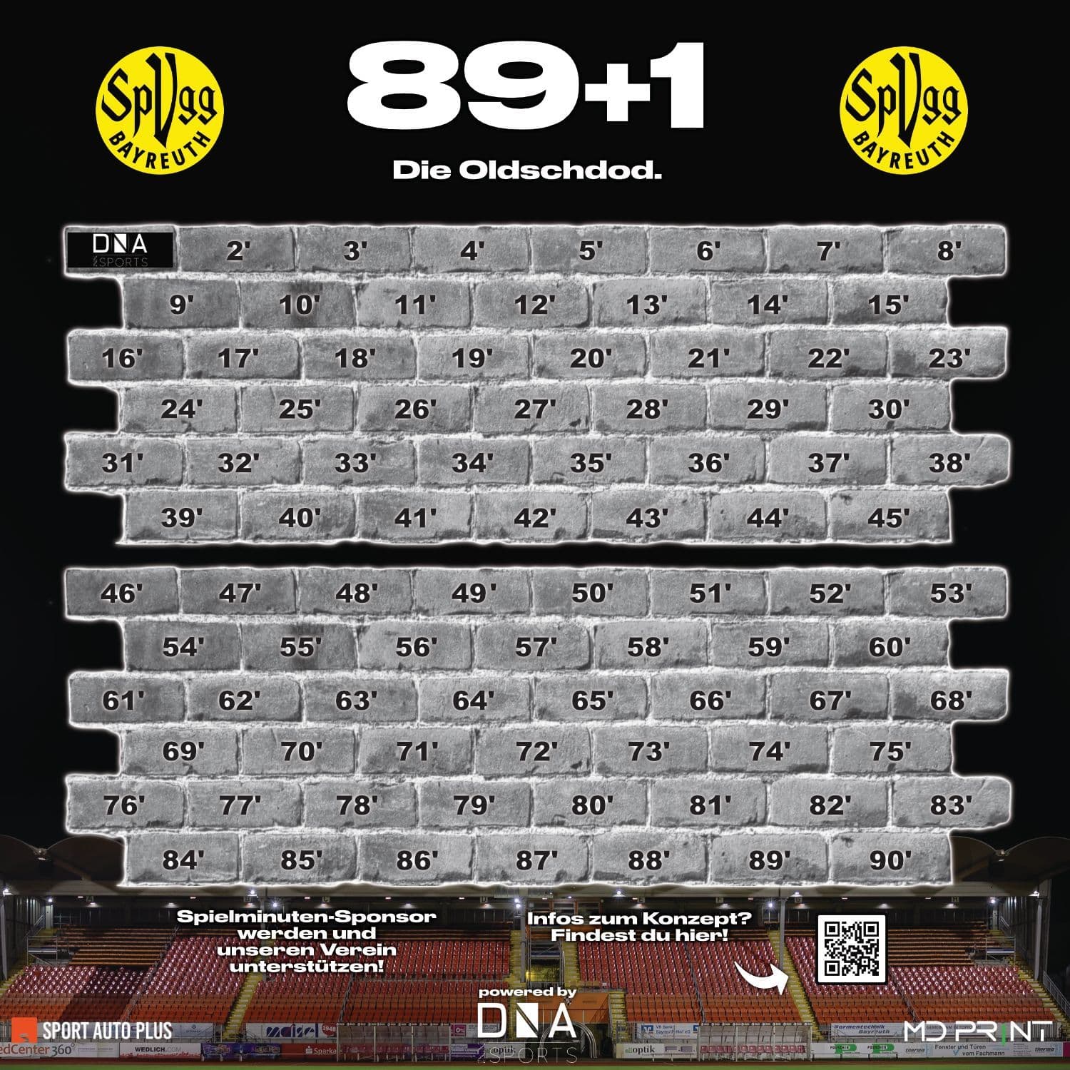 Sponsorenwand 89+1