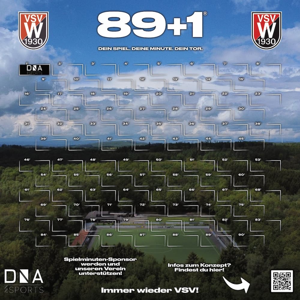 Sponsorenwand 89+1