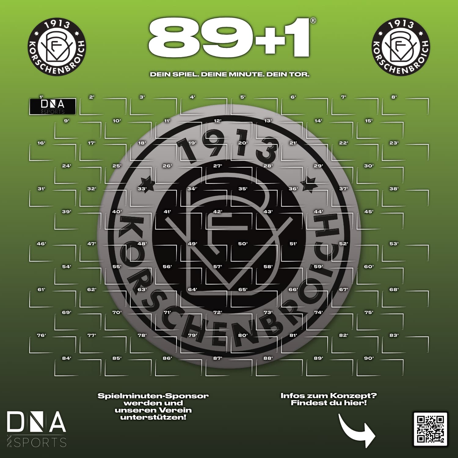 Sponsorenwand 89+1
